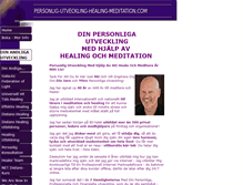 Tablet Screenshot of personlig-utveckling-healing-meditation.com